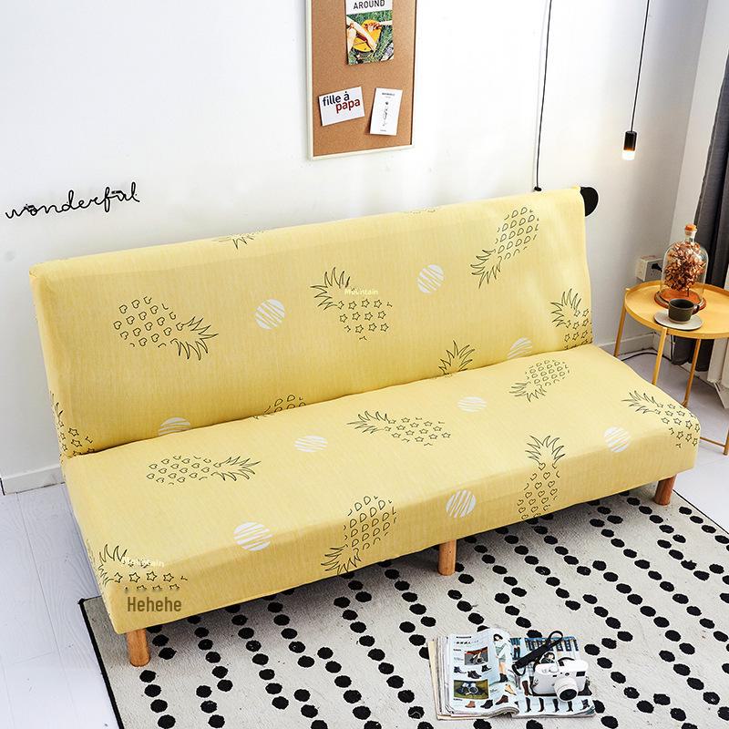Универсальный чехол для дивана-кровати без подлокотников с принтом - многофункциональный, все включено