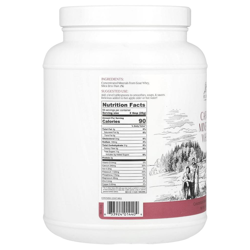 Mt. Capra, Capra Mineral Whey, 50.8 oz (1,440 g)