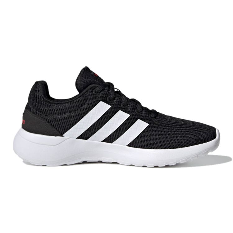 adidas Детские кроссовки Lite Racer CLN 2.0 J Black White Core-Black Cloud-White Scarlet GZ7739