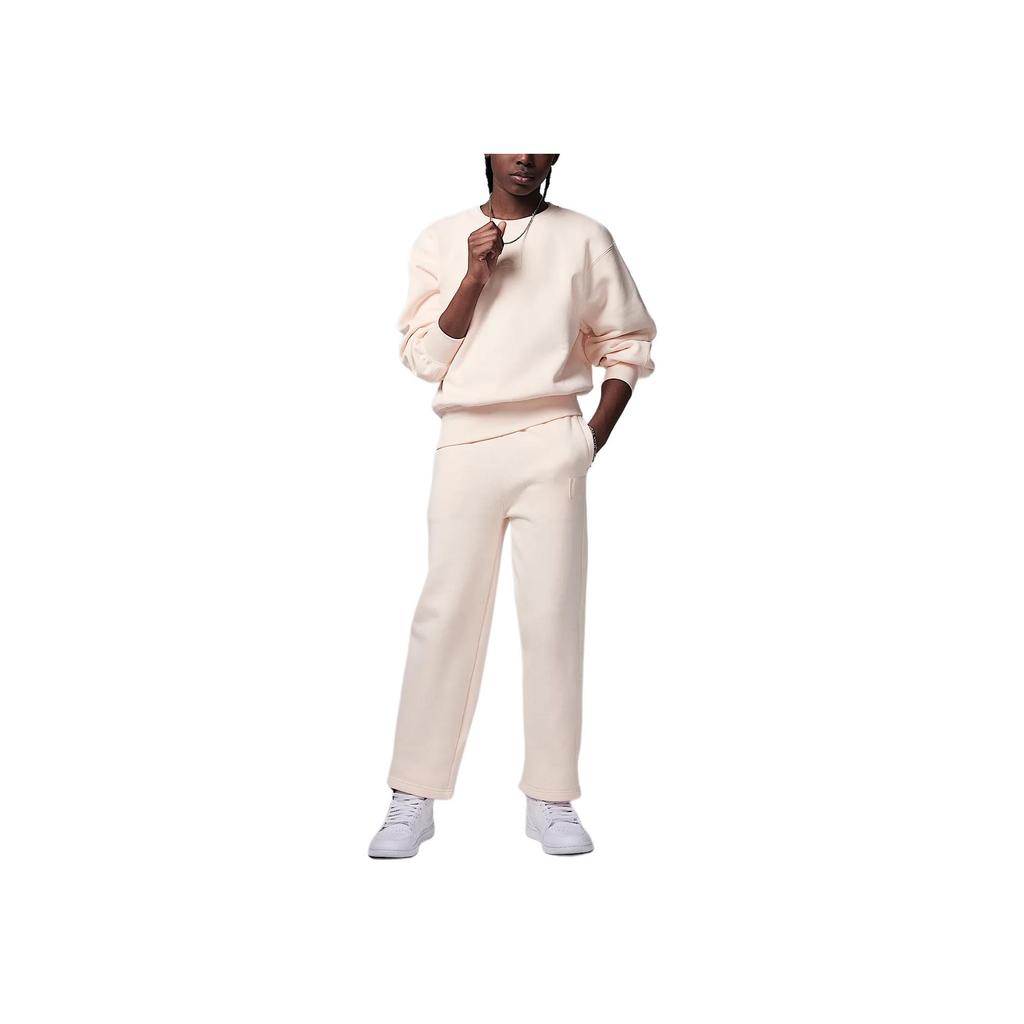 Jordan Flight Essentials Fashion Simple флисовые теплые детские топы с круглым вырезом Ice-Pomegranate HQ8252-838