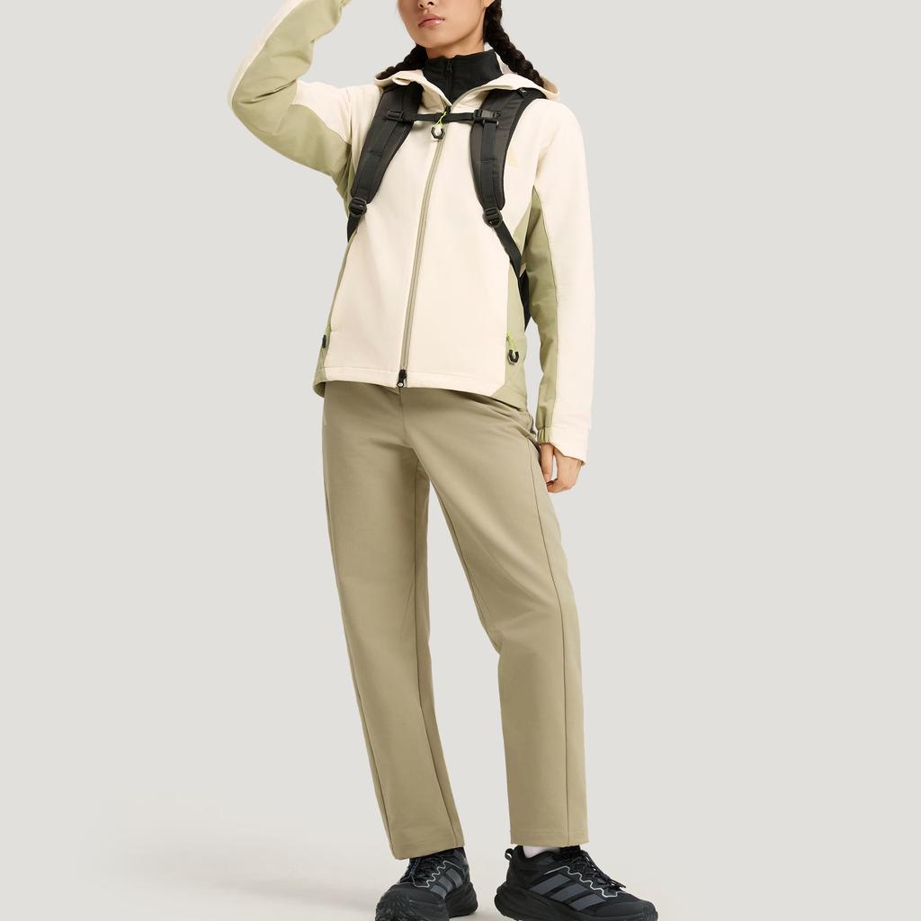 Adidas Terrex FW25 Climawarm Многослойный Мягкий Оболочечный Материал Для Улицы Водостойкая Дышащая Теплая Куртка с Капюшоном с Длинным Рукавом Женская куртки KS3526