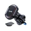 TOPK Magnetic Phone Car Mount Phone Holder for Cars Air Vent Upgrade Hook Clip Car Phone Holder with Strongest Magnet for Phones