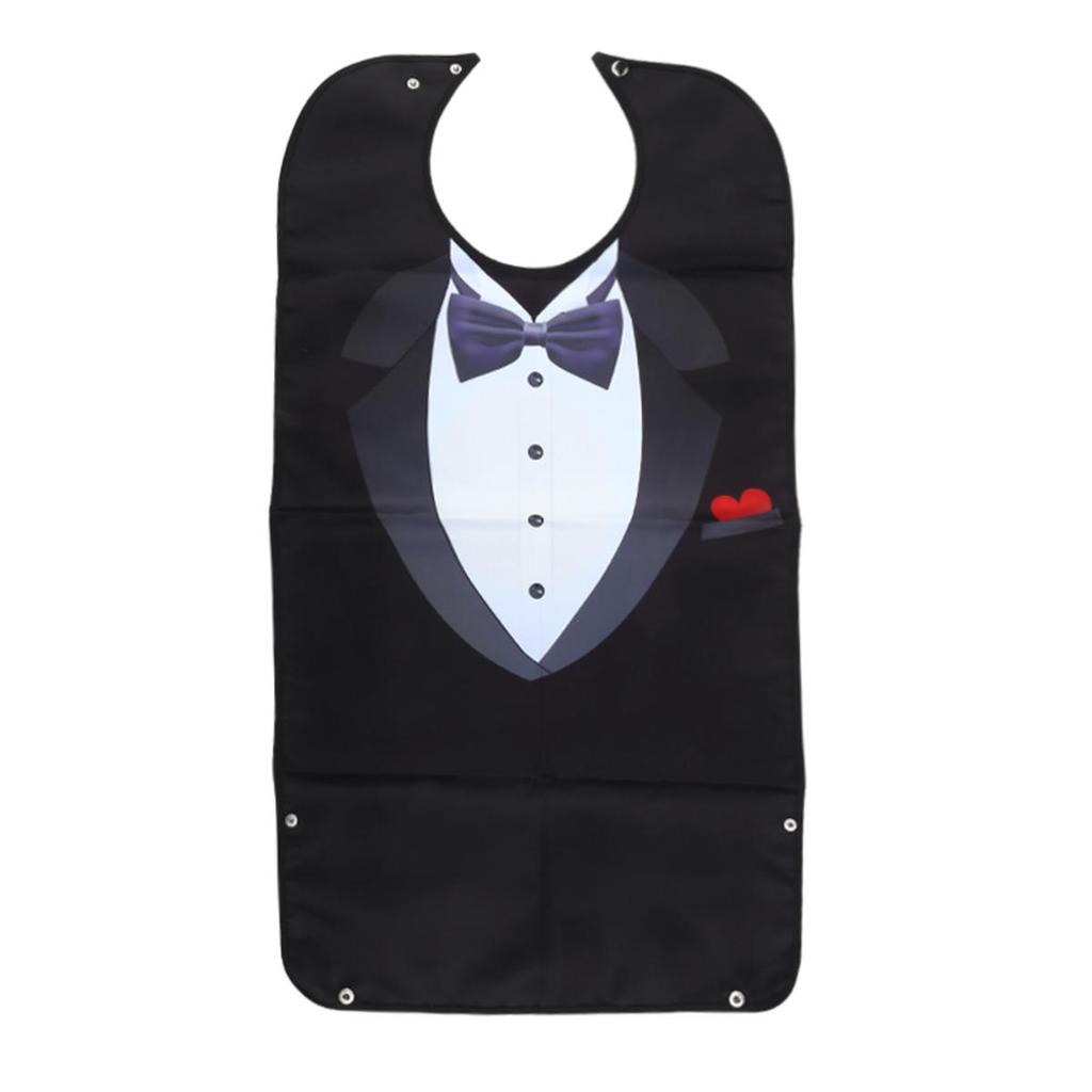 Водонепроницаемые взрослые нагрудники для еды, моющиеся, многоразовые, простые, портативные, удобные, с поддоном для сбора крошек, защита одежды для пожилых людей, мужчин и женщин