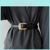 Chic Black Waist Belt For Women With Decorative Design Ideal For Fashionable Coats