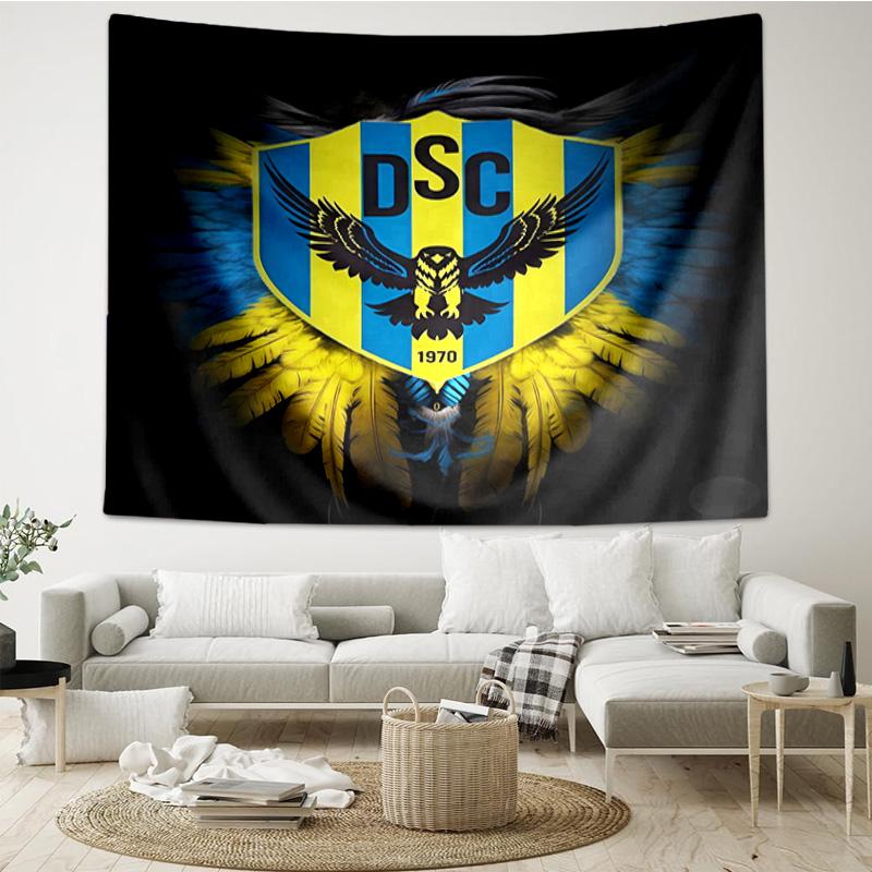 Duhok Sports Club Emblem Tapestry Room Decoration Wall Hanging for Living Room Bedroom, dormitory, Birthday and Christmas gifts