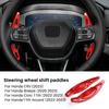 for Honda CRV Civic 11th Breeze 11th Accord Carbon Fiber ABS Steering Wheel Paddle Shifter Cover Car Accessories