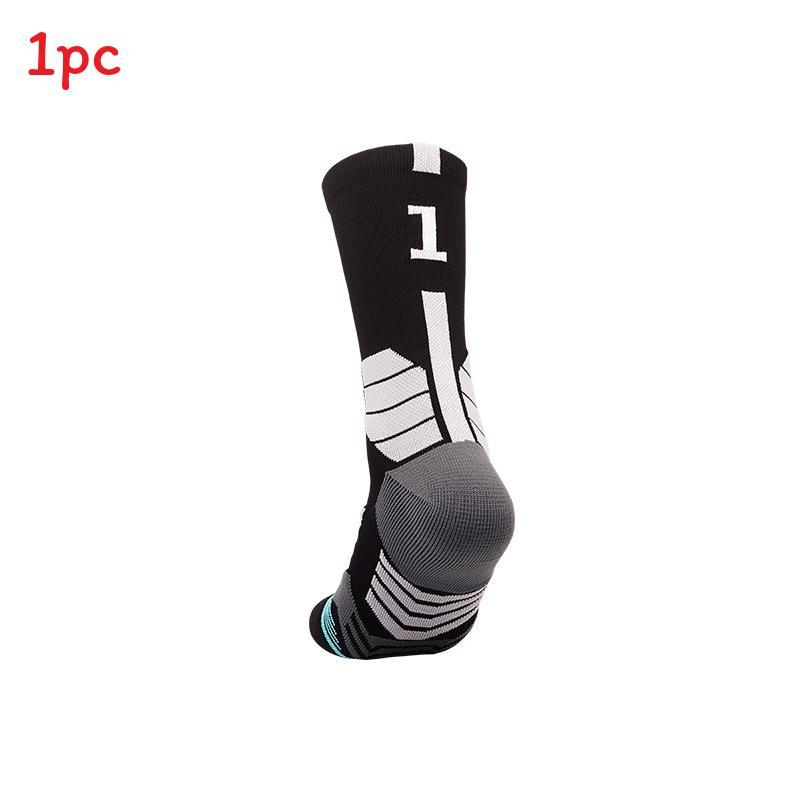 Adult Basketball Socks With Breathable Nylon Material For Sports Performance And Moisture Wicking