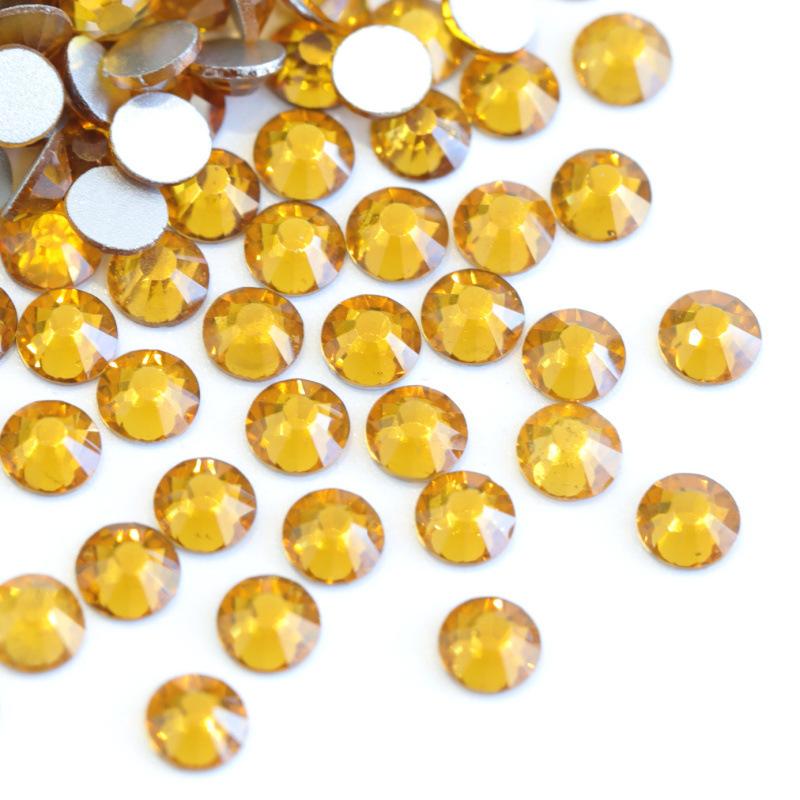 Flat Bottom Diamond, Manicure Diamond Glass, Crystal Round Mobile Phone Accessories, Sticker Diamond Diy Rhinestone Jewelry Accessories