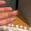 Качественный клипс-серьга в виде звезды с цирконом для женщин - Маленький, Роскошный, Высококлассное серьга-клипса с элегантным стилем, Простой и компактный набор серег