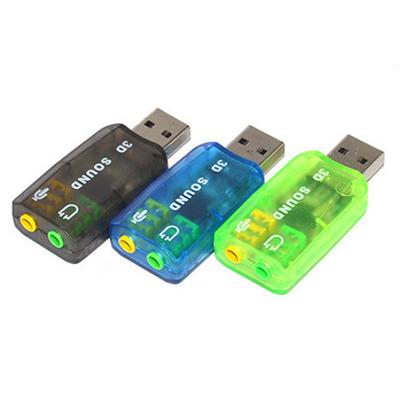 Внешний USB 2 Виртуальный звук Аудио на 3D Адаптер-конвертер 5.1 каналов