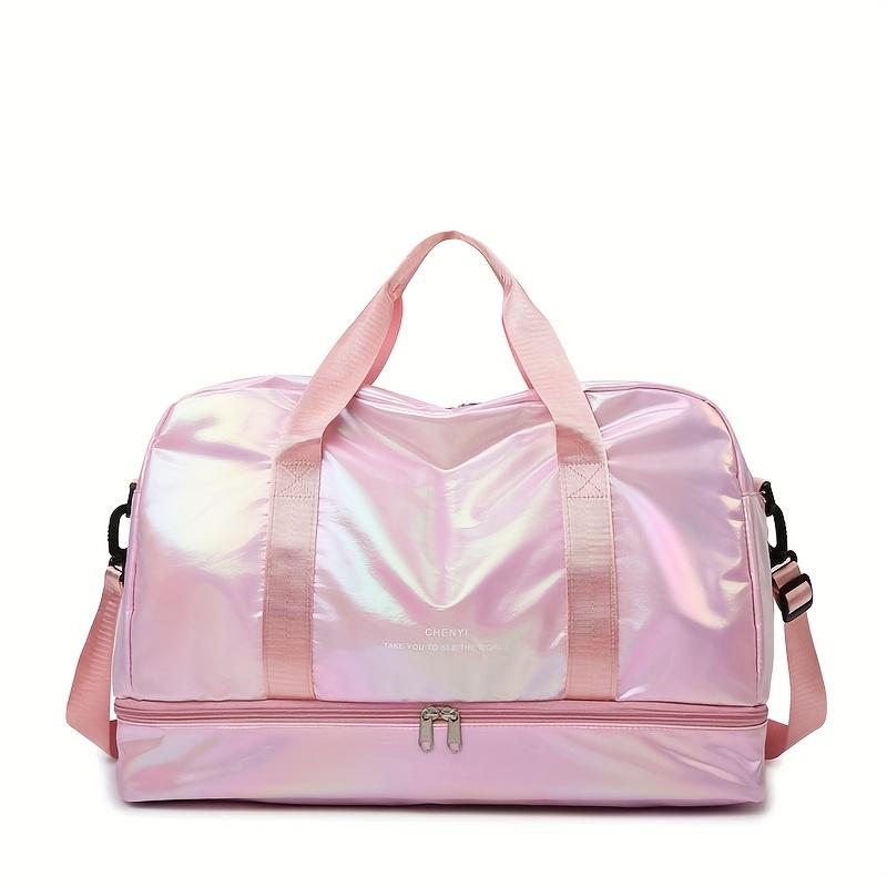 Многофункциональная дорожная сумка-даффл большой вместимости, легкая нейлоновая сумка-тоут для выходных для спортзала, спорта, поездок на ночь