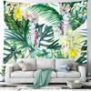 Green Plant Flower Tapestry Tropical Plant Series Hanging Landscape Flower Indoor Tapestry Room Decoration Aesthetics Bedroom