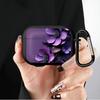 Фиолетовый цветочный узор Мягкий чехол для наушников Чехол-крышка для Airpods 3 Pro 2 Pro3 4 Pro2 1