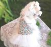 Small Dog Pet Accessories Pastoral Floral Thin All Seasons Vest Japan and South Korea Design Shih Tzu Poodle Model A062