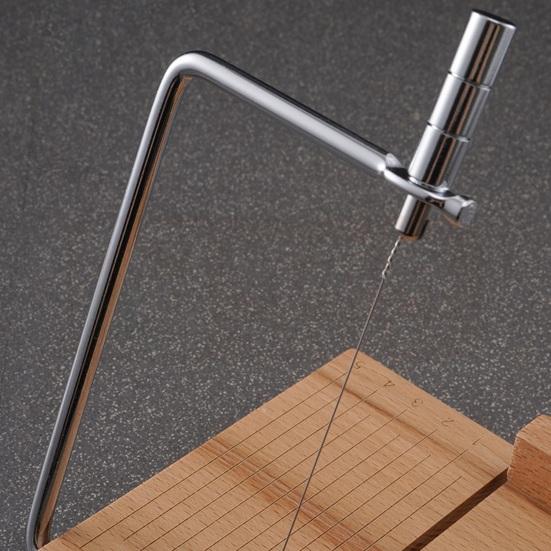 Слайсер для сыра с проволокой из нержавеющей стали, деревянный резак для сыра, масла, для ровной нарезки