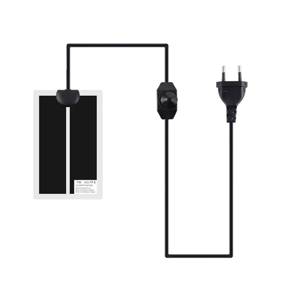 Грелка для рептилий с регулируемой температурой, зимнее отопление для рептилий, рогатый USB-нагреватель для домашних животных, лягушек и пауков, коврик для домашних животных Tortoi V3J7