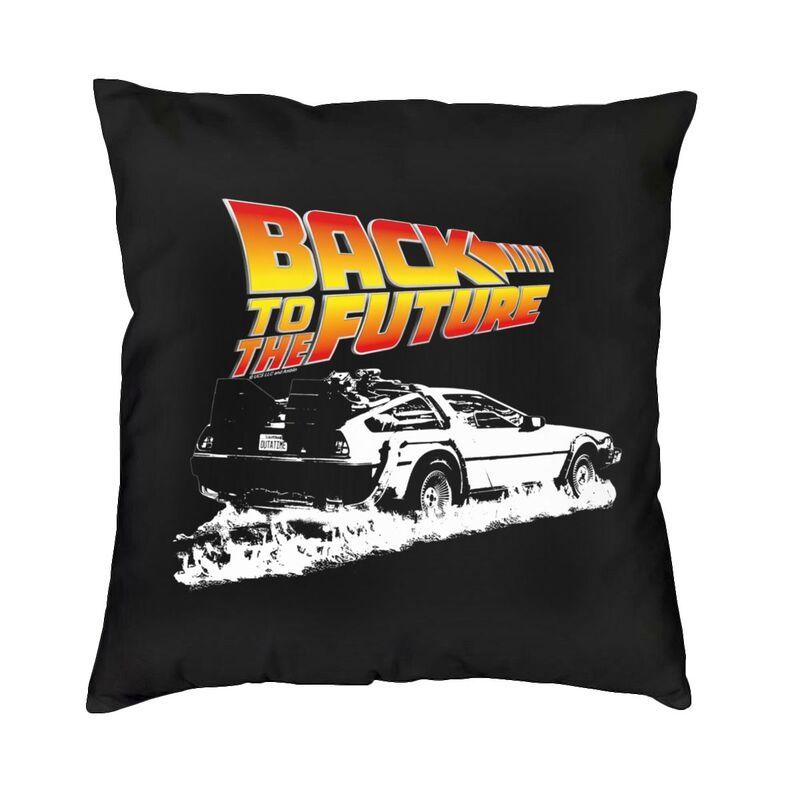 Soft Save The Clock Tower Throw Pillow Cover Decoration Custom Square Back To The Future Cushion Cover 40x40 Pillowcover