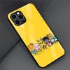 Милый стеклянный чехол Kakao Friends для Apple iPhone 14 13 Pro 11 12 7 8 Plus SE 2022 XR X XS Max 6 6S, закаленный чехол для телефона с рисунком