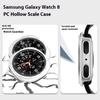 Защитный бампер Чехол Полый чехол-чешуя Пластиковый корпус Для Samsung Galaxy Watch 8 44 мм Экран Для Samsung Watch8 40 мм Аксессуары