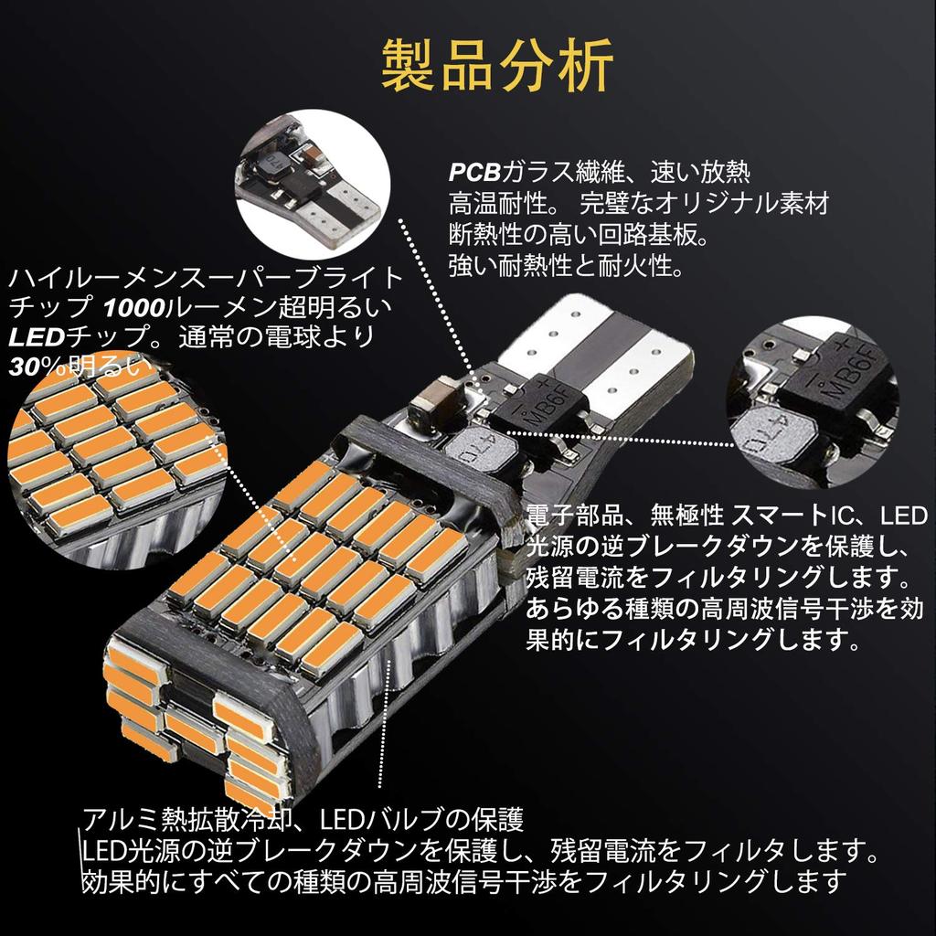 Светодиодная лампа заднего хода NAKOBO T16 T15 W16W, Взрывной свет, 12 В, Универсальная, 45