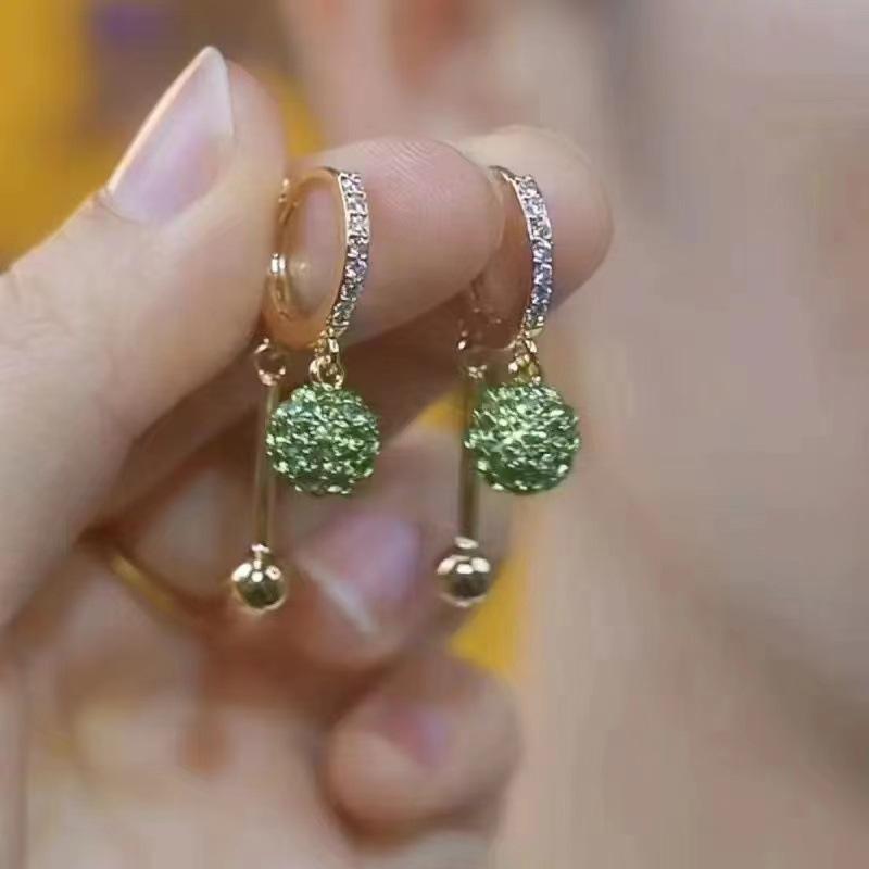 Самые продаваемые серьги-подвески с маленьким круглым цирконием: Нишевый дизайн, стильный стиль класса люкс