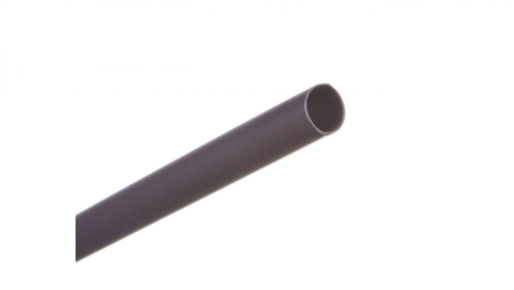 Rura Termokurczliwa Cienkościenna, Odcinki 1M, Cr 3,2/1,6 Czarna, 427521 /50Szt./