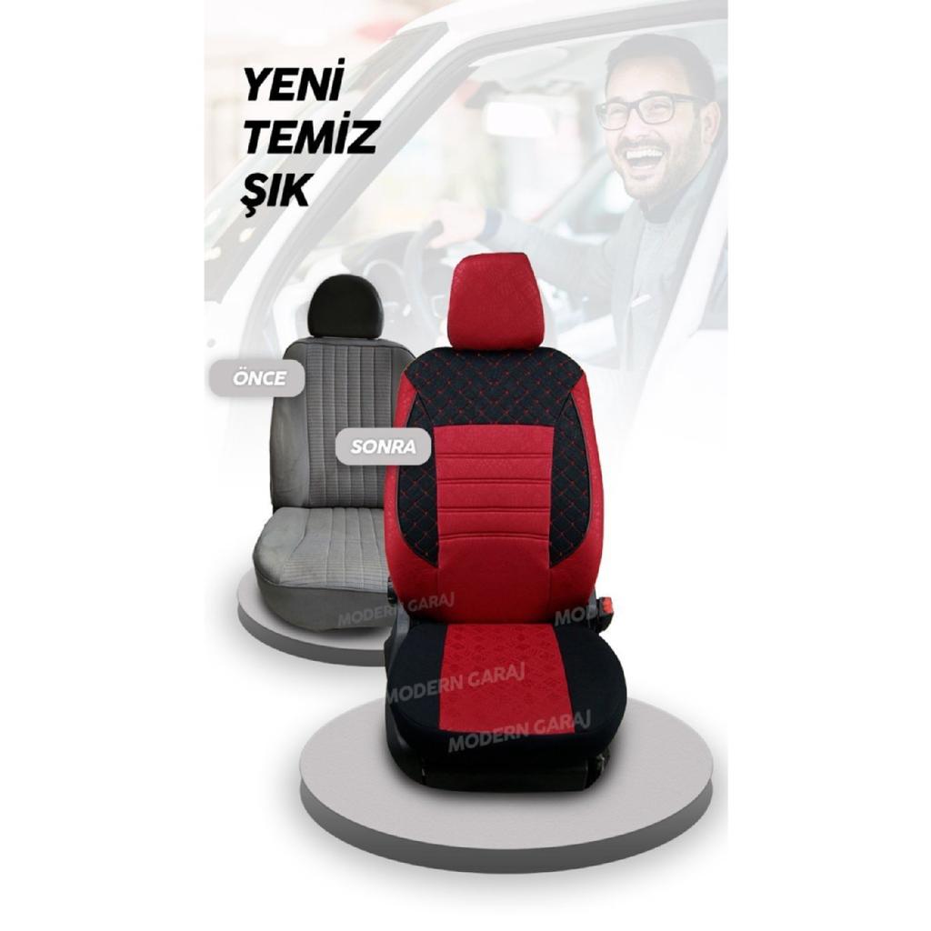 Комплект чехлов для передних и задних автомобильных сидений Tofa ahin с логотипом Tofa