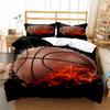 3D Printed Basketball Bedding Set Basketball Duvet Cover Double Twin Full Queen King Adult Kids Bedclothes Quilt Cover