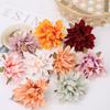 5/10Pcs Artificial Flowers 7CM Silk Fake Flowers for Home Decor Wedding Marriage Party Decoration Wreath Crafts Gifts Accessory
