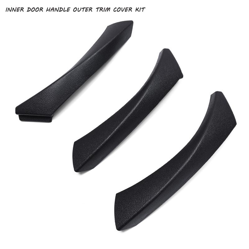 Автомобильные левые/правые внутренние дверные ручки/внутренняя дверная панель, ручка, накладка для BMW 3 серии E90 E91 325 330 318