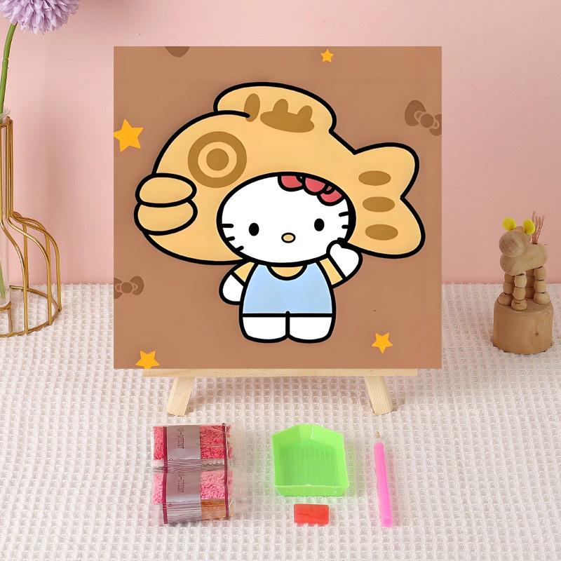 Детский DIY Подрамник для Алмазной Живописи - Мультяшное Декоративное Украшение для Кабинета.
