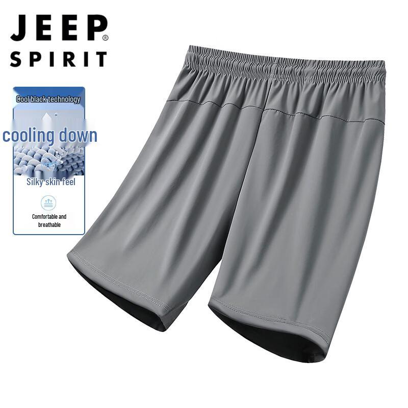 Мужские повседневные шорты JEEP SPIRIT из ледяного шелка с быстрым высыханием