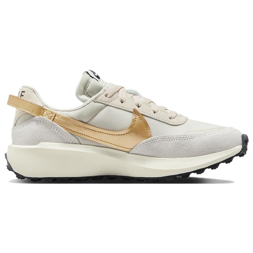 Nike Waffle Debut Light Orewood Brown Metallic Gold Женские кроссовки Кремовый парус черный FD0555-100