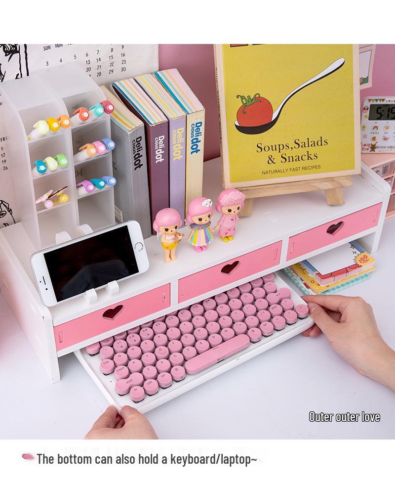 Подставка-органайзер для настольного монитора - Милый офисный аксессуар для компьютеров и ноутбуков