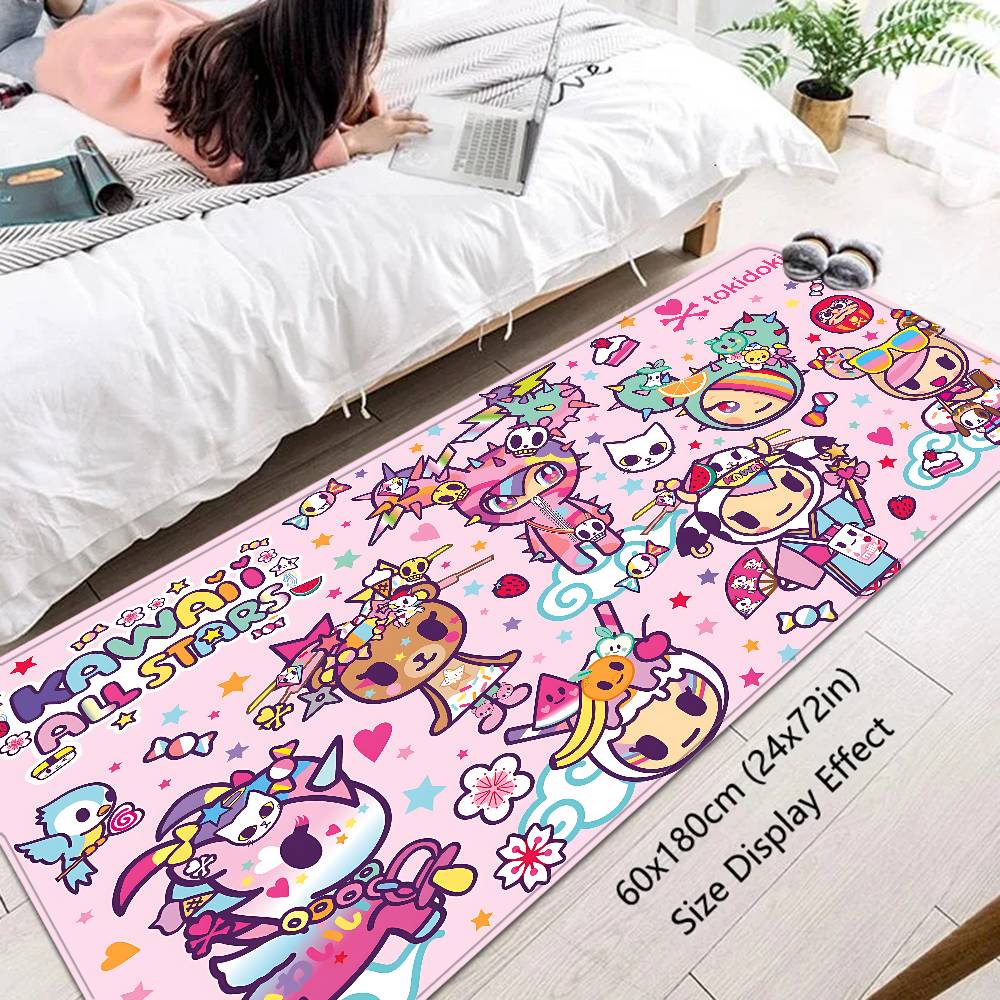 Cartoon T-Tokidoki Floor Mat Rectangle Anti-slip Home Soft Badmat Front Door Indoor Outdoor Mat Hotel Decor Mat