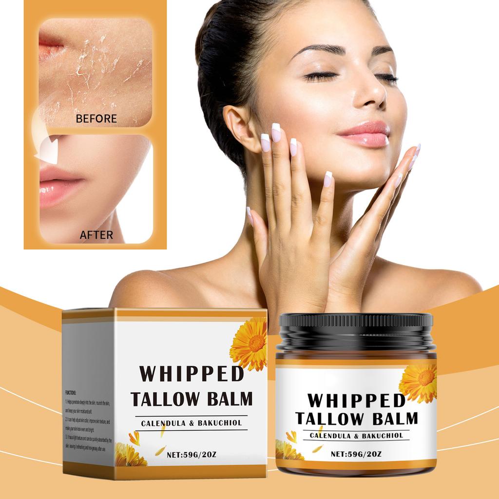 Увлажняющий крем для кожи Tallow Skin Мягкий увлажняющий уход за кожей, питательный крем Butter Мягко подтягивает кожу, увлажняет, восстанавливает и разглаживает кожу . 59г