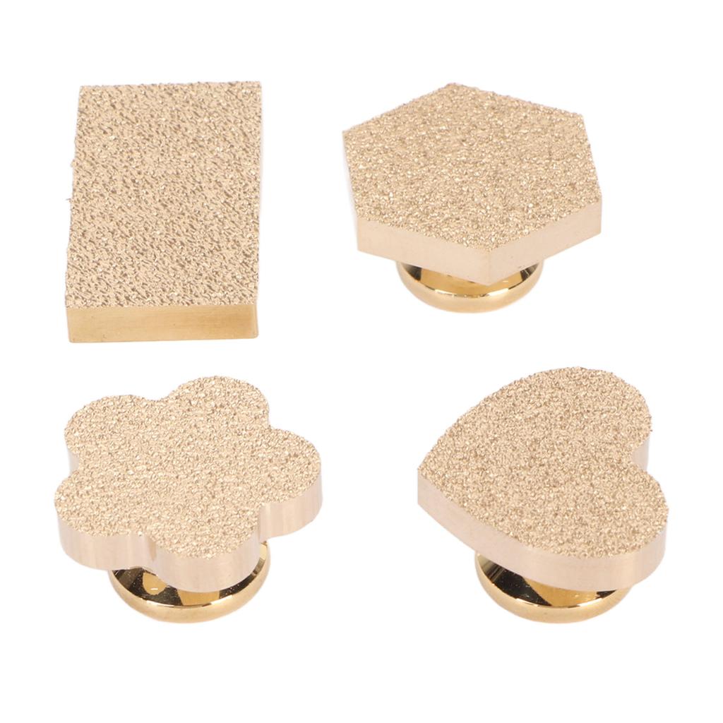 4 шт. матовый штамп пустой ассорти формы медный светлый воск печать штамп для ремесла