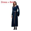 European Medieval Queen Costume Dress With Flared Sleeves For Cosplay And Stage Performances