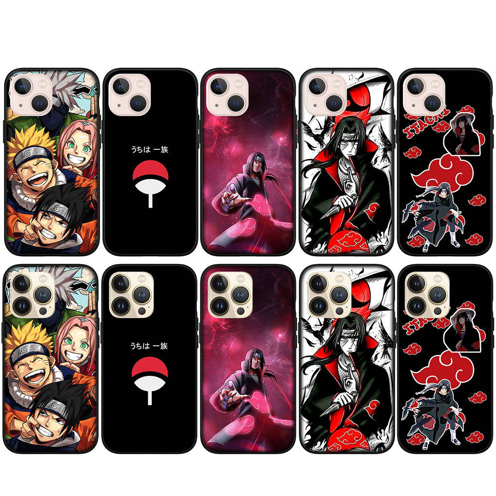 Для iPhone 16 15 X XR Samsung Galaxy S24 S23 Plus Xiaomi Redmi Note 13 12 11 Pro Max 10 14 OPPO Huawei Чехол Саске Акацуки Итачи Учиха Чехол для телефона