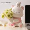 Cream Style Hug Bear Resin Figurine