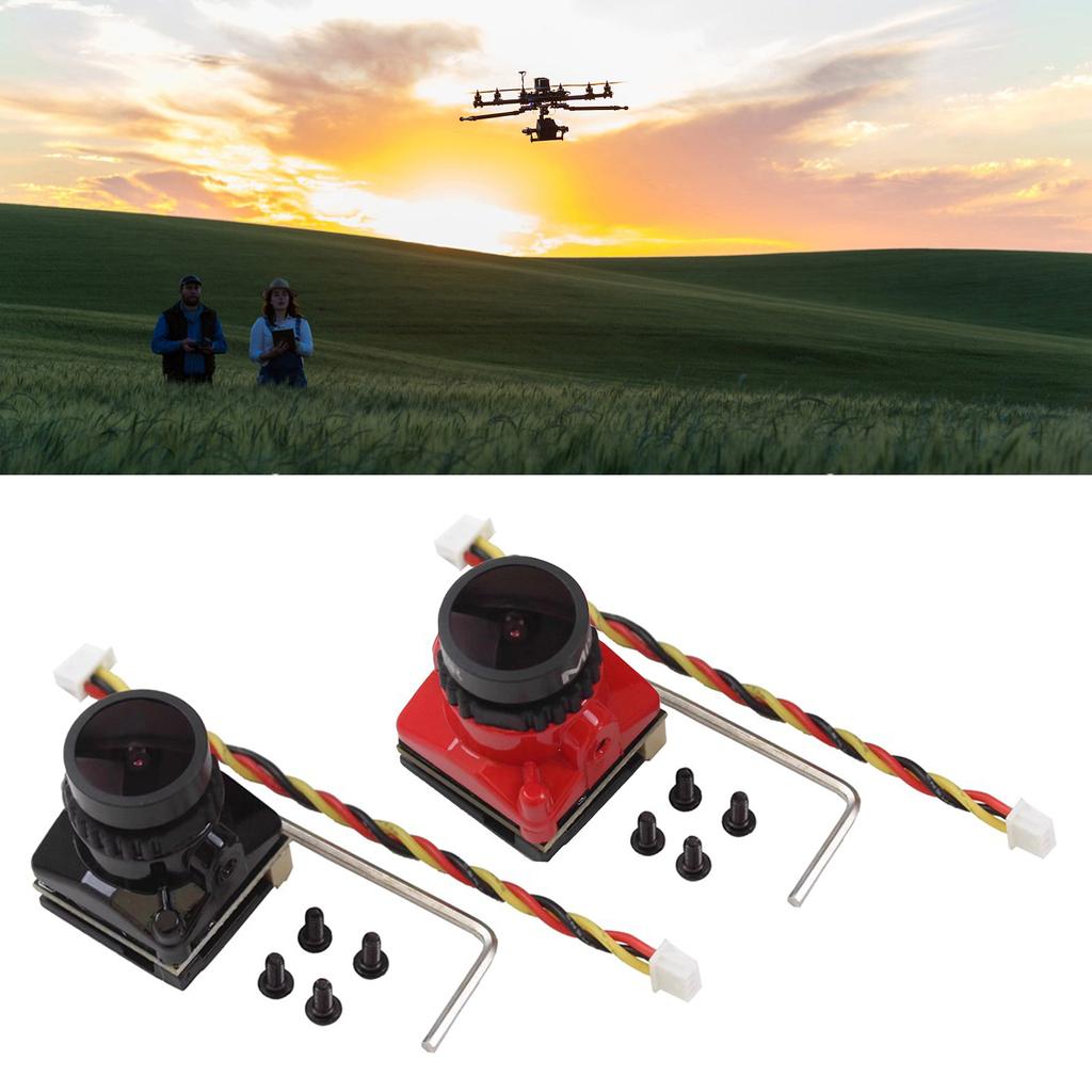 Micro 1800TVL Camera 2.1mm Lens High Resolution and Multi Format Support PAL/NTSC Switchable for FPV Drones Flying