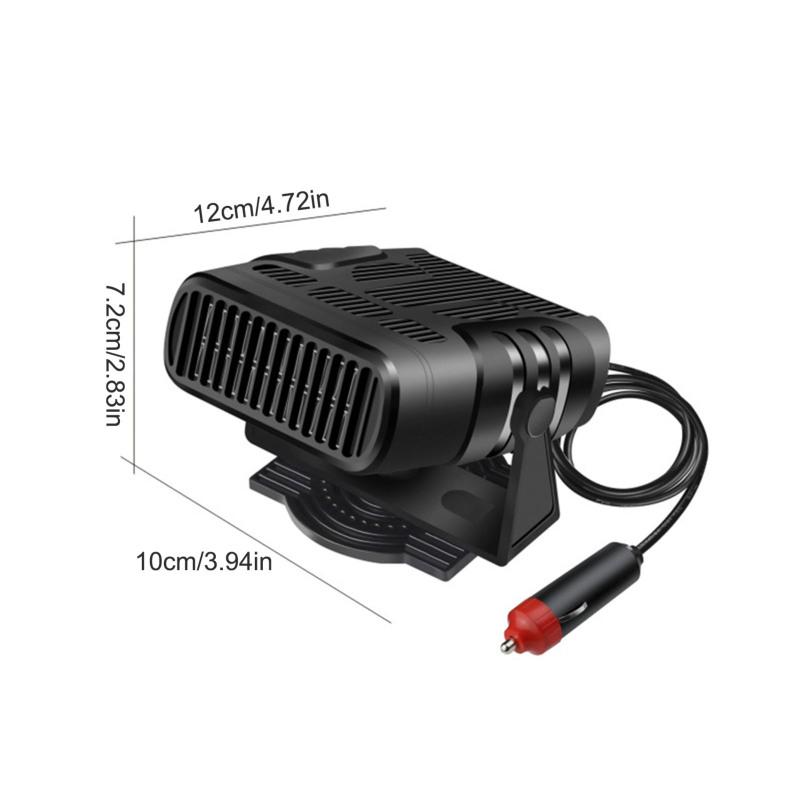 12V/24V Car Heater Electric Cooling Heating Fan Portable Electric Dryer Windshield Defogging Demister Defroster