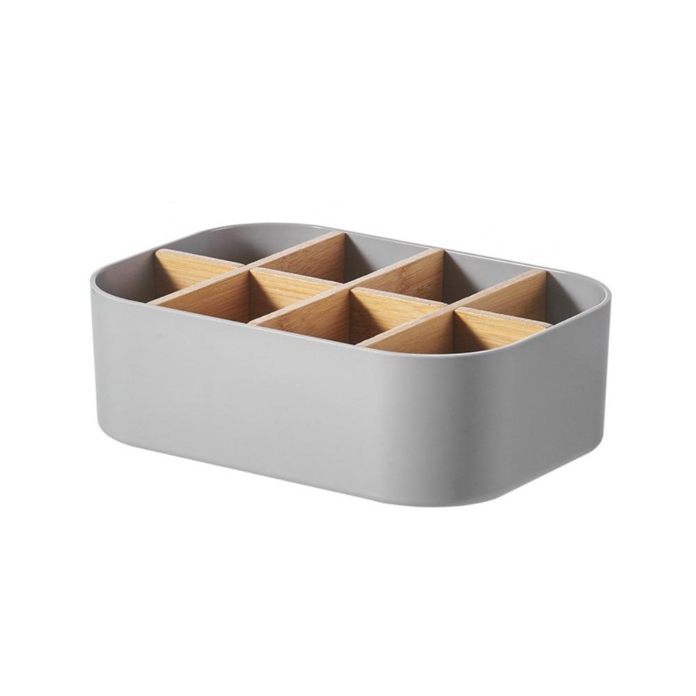 Косметический органайзер Настольный ящик для хранения Многофункциональный держатель для пульта ДУ от телевизора Прочный органайзер для гостиной