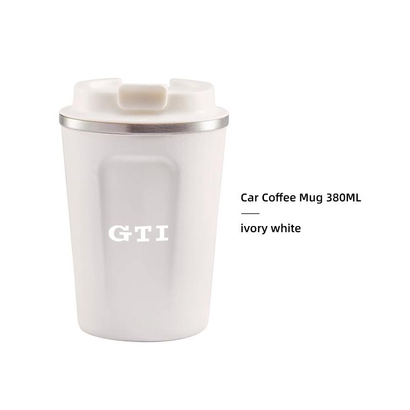380ML Car Coffee Mug Stainless Steel Travel Thermo Cup Key For Volkswagen VW Golf Tiguan Amarok Touran GTD T5 Phaeton Atlas GTI zh5