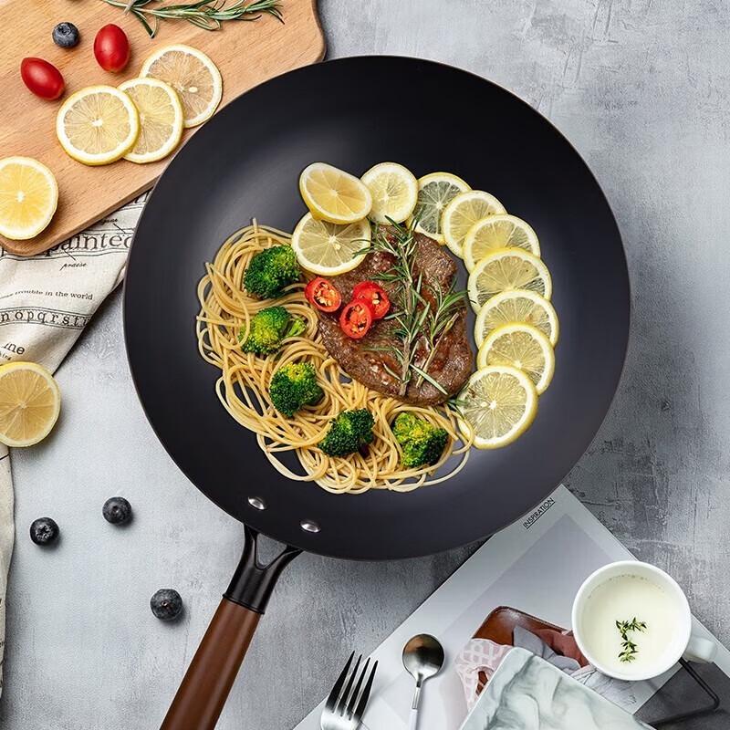 ASD 32CM Refined Iron Wok