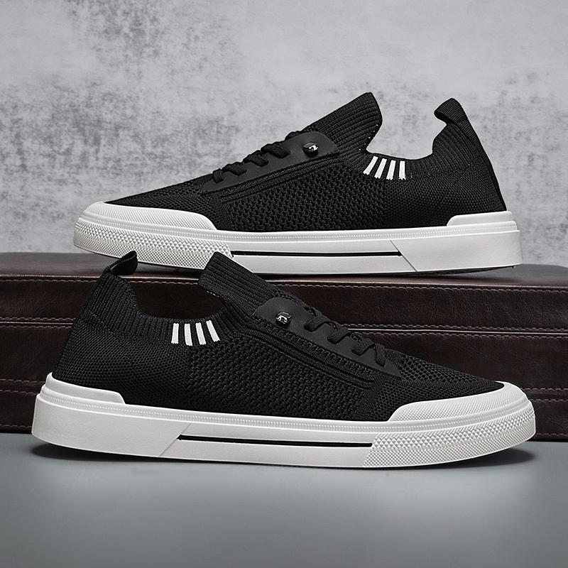Mens Running Shoes Breathable Knit Sport Sneakers Cushion Casual Gym Athletic Trainers Outdoor Jogging Skateboard Shoes