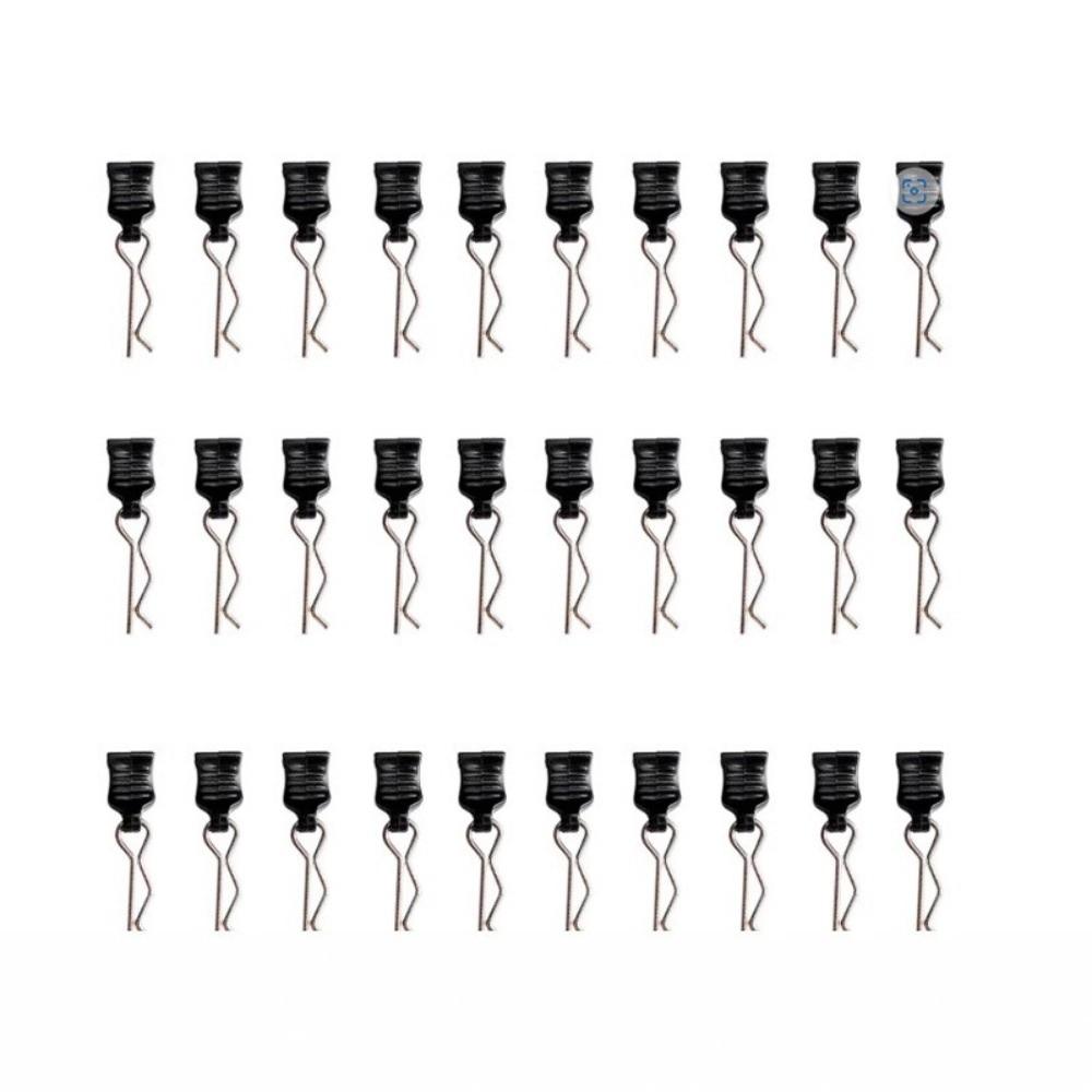 12pcs Pin with Tab Car Body Shell Clip R-type Fixed Clips Pin Durable RC Cars Parts Model Assembly