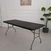 PU Waterproof Rectangle Elastic Table Cover Wedding Table Protector Washable Tablecloth Picnic Camping Banquet Table Cloth