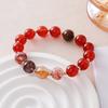 Natural Agate Tiger'S Eye Stone Beaded Bracelet Fashion Women Daily Jewelry Lucky Gift