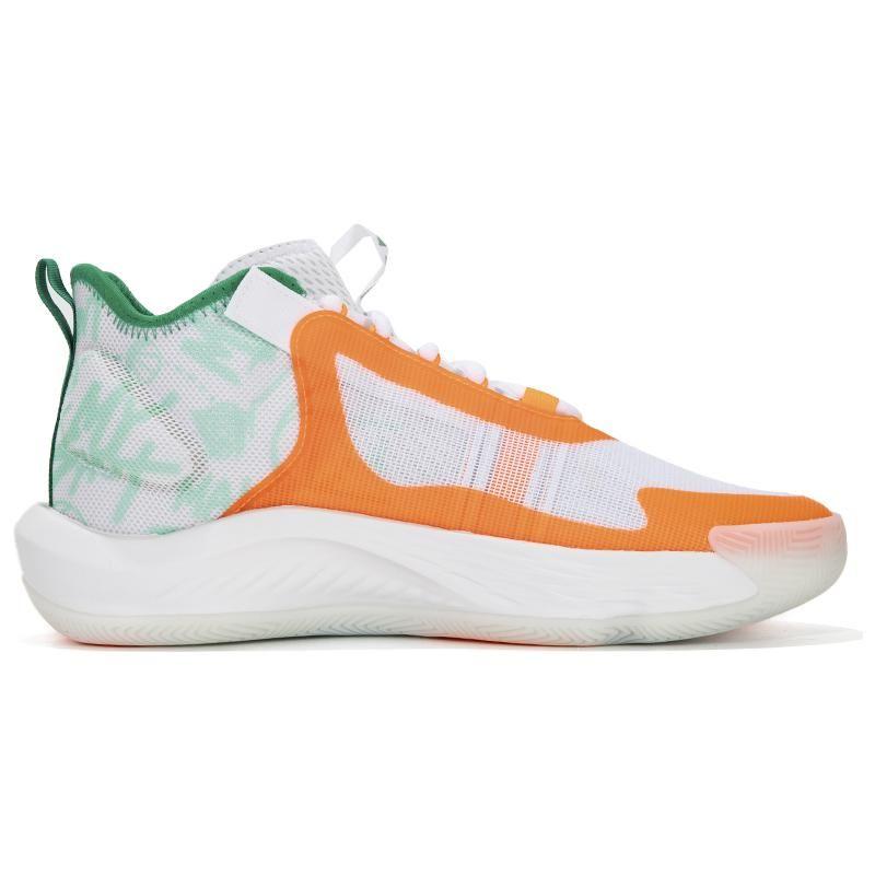 adidas Adizero Select Удобные Дышащие Нескользящие Прочные Легкие Кроссовки Мид-топ для Баскетбола Мужские Кроссовки Бело-зеленые IF0470